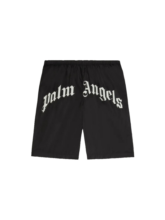 Costume da bagno con Logo curved- PALM ANGELS