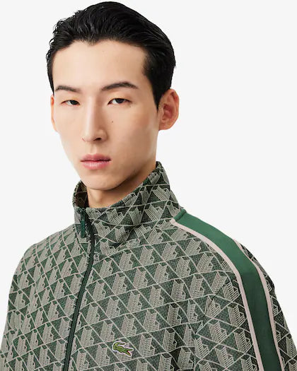 LACOSTE Giacca della tuta in jacquard con zip Paris