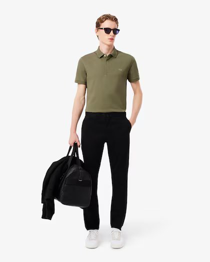 LACOSTE Polo regular fit in piqué elasticizzato Paris