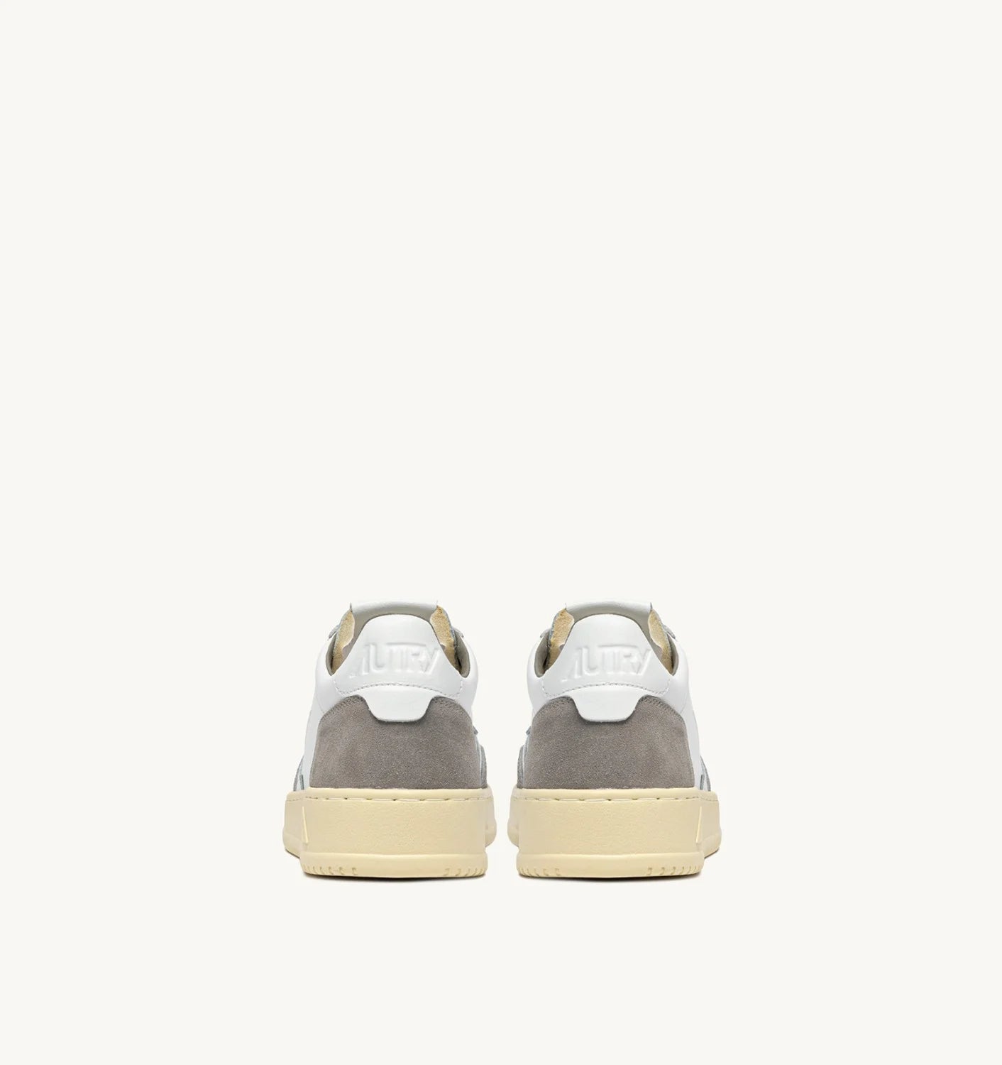 AUTRY SNEAKERS MEDALIST LOW IN PELLE BIANCA E SUEDE VAPOR