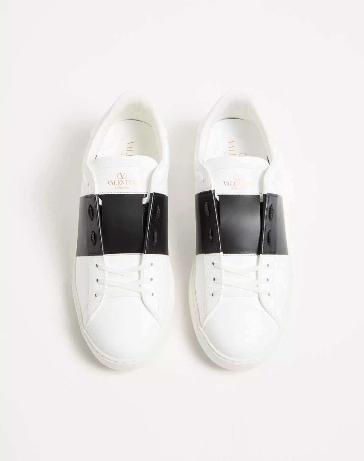 Sneaker Valentino Garavani Open in vitello bianco