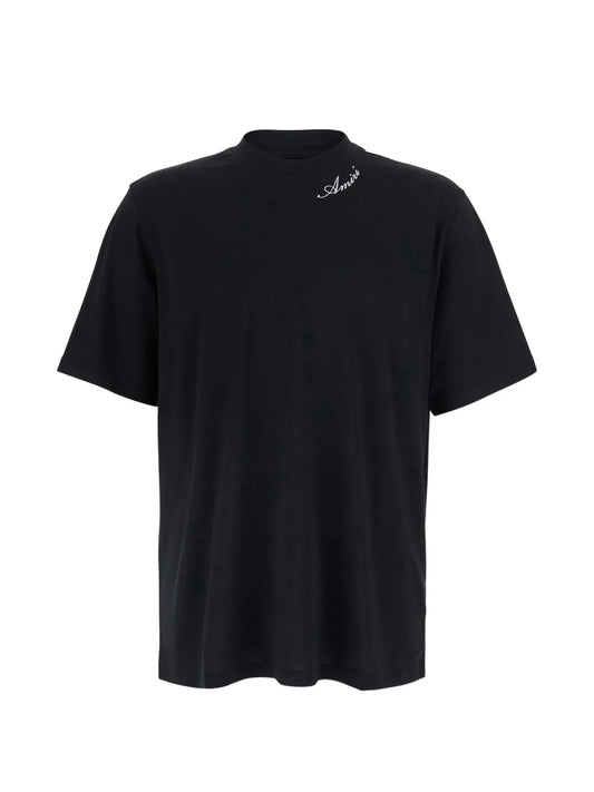AMIRI T-shirt a maniche corte con logo in bianco
