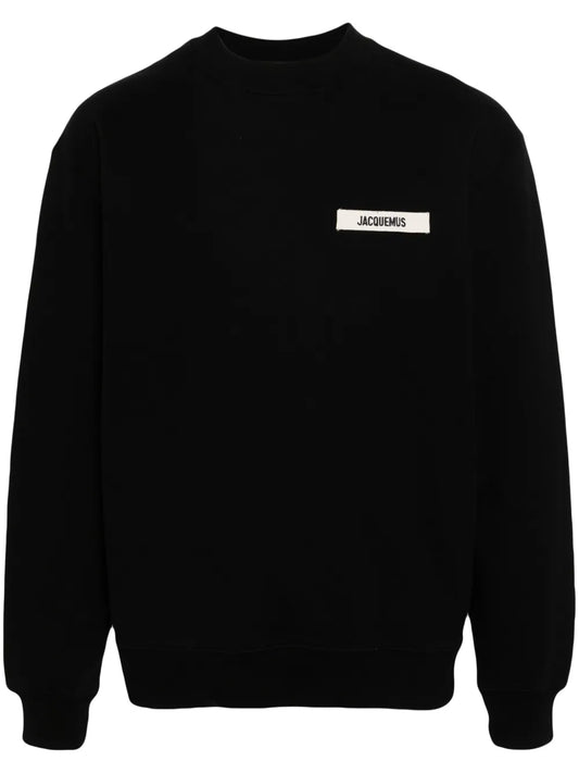Jacquemus Felpa Le Hoodie Gros Grain con zip