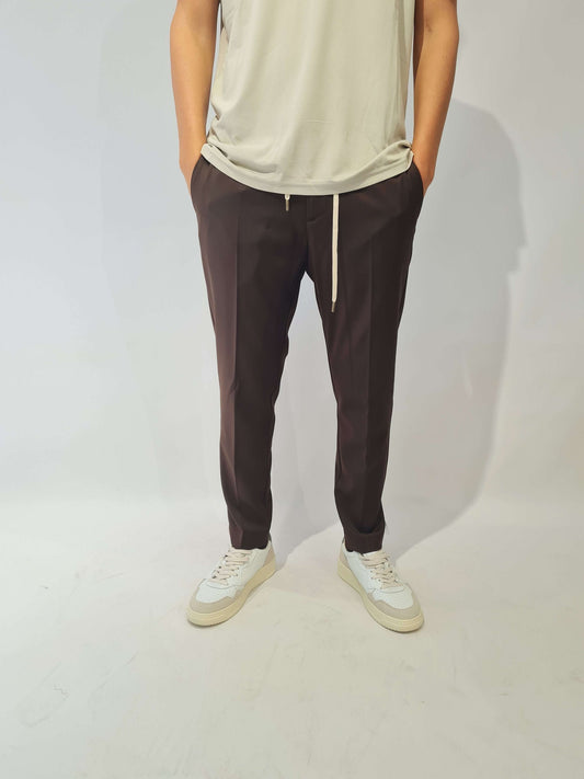 PANTALONE PRIME POLY CON MEZZO ELASTICO E LACCETTI