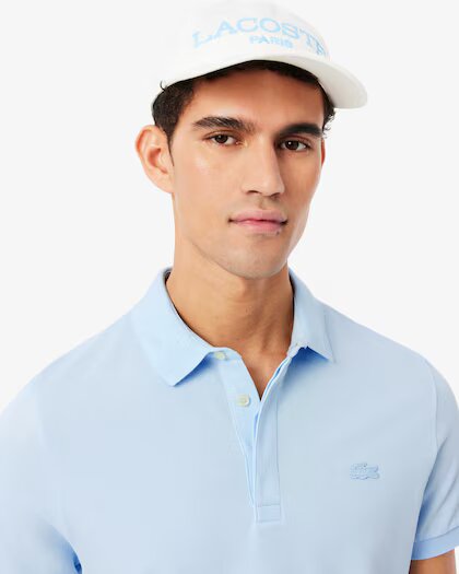 LACOSTE Polo regular fit in piqué elasticizzato Paris