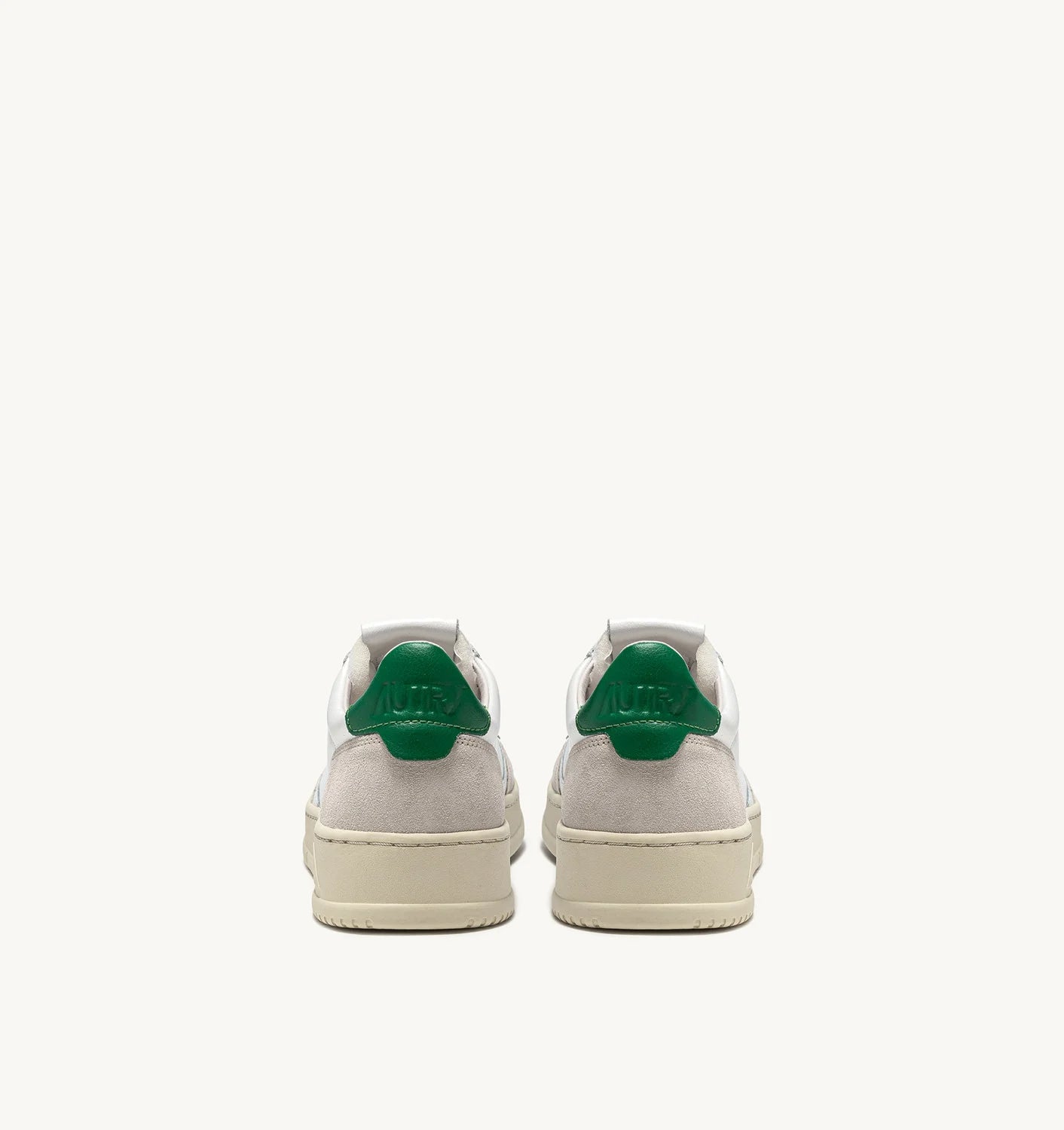 AUTRY SNEAKERS MEDALIST LOW IN PELLE BIANCA E AMAZON E SUEDE BEIGE