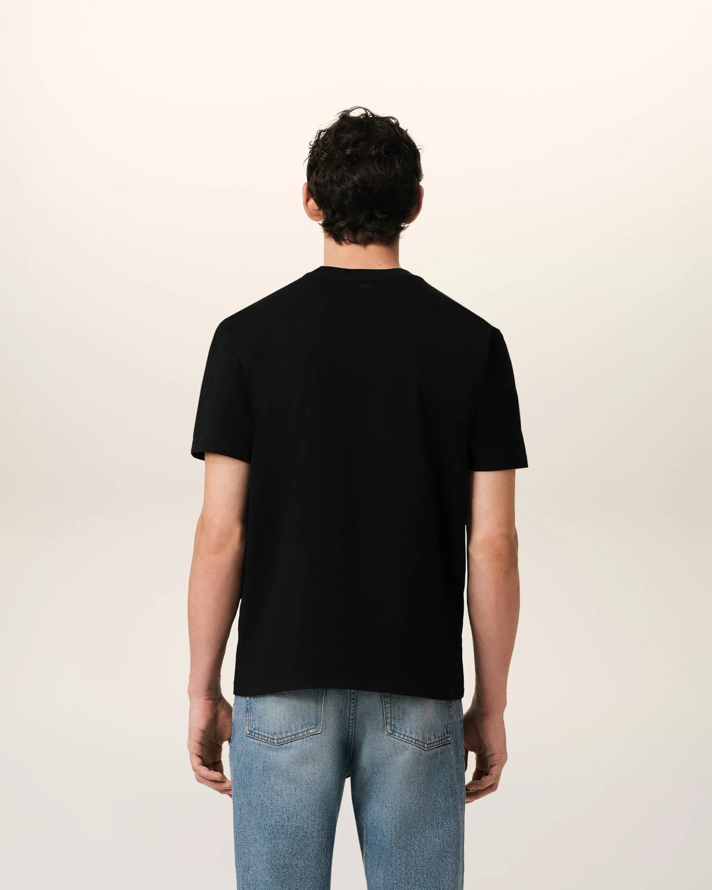 T-shirt Ami de Coeur in cotone nero