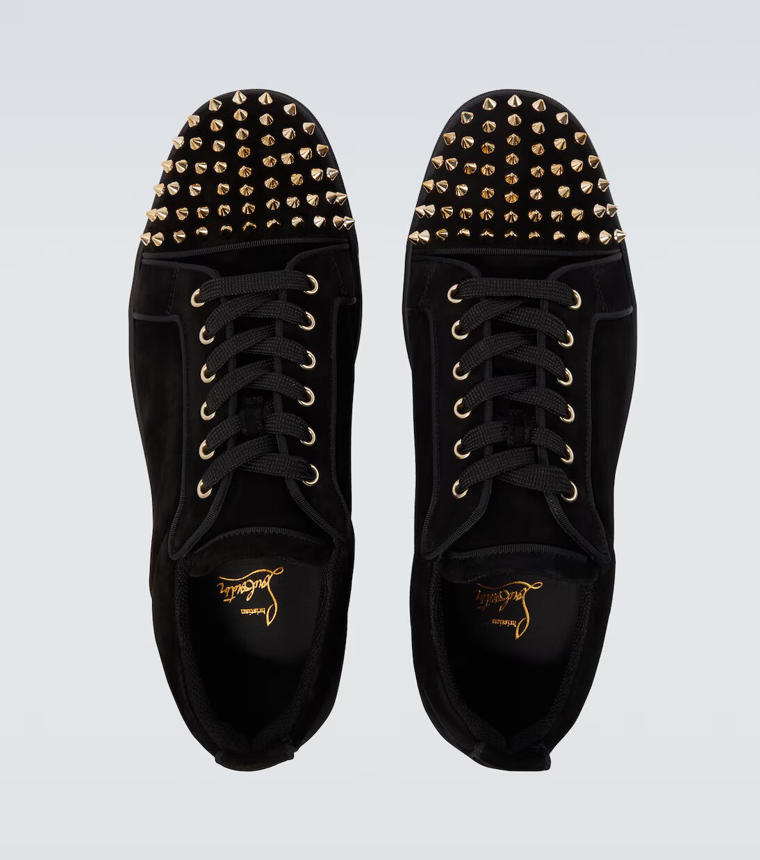 CHRISTIAN LOUBOUTIN Sneakers Louis Junior Spikes in suede