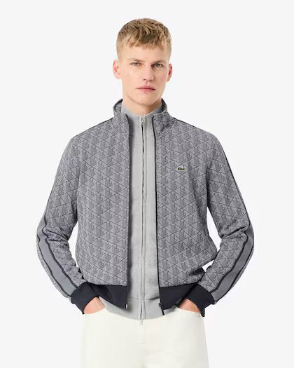 LACOSTE Giacca della tuta in jacquard con zip Paris