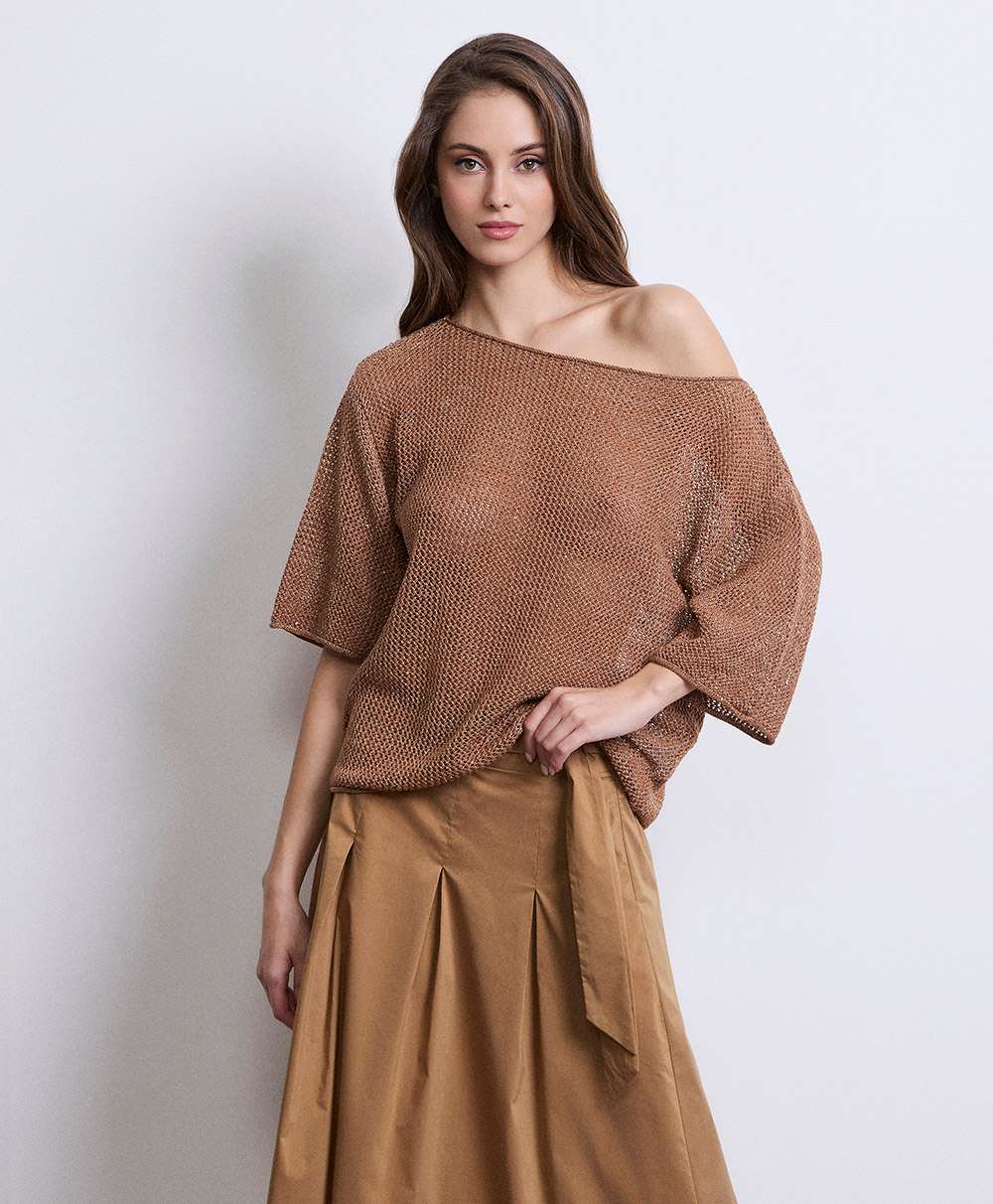 Maglia filo lurex