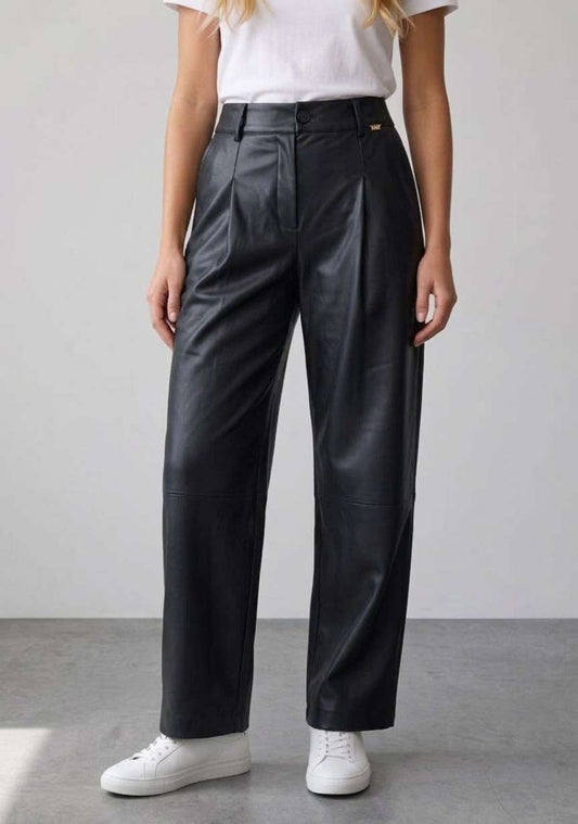 MARKUP Pantalone balloon in similpelle
