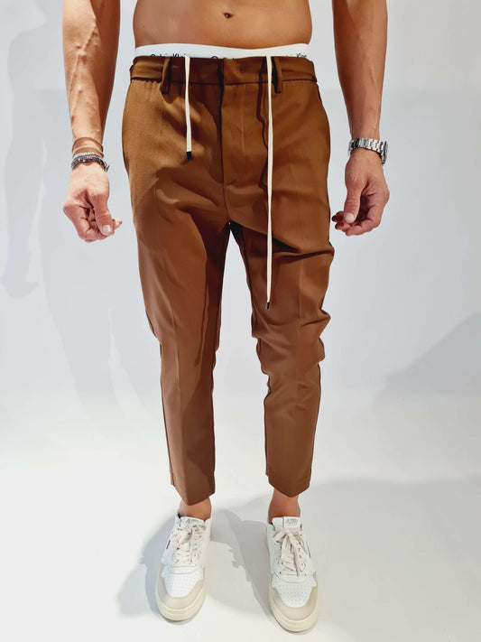 PANTALONE PRIME TECNICO CON MEZZO ELASTICO E LACCETTI