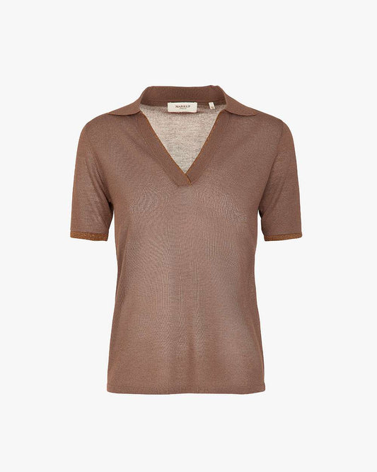 Polo profili lurex