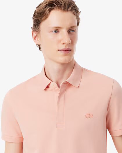 LACOSTE Polo regular fit in piqué elasticizzato Paris