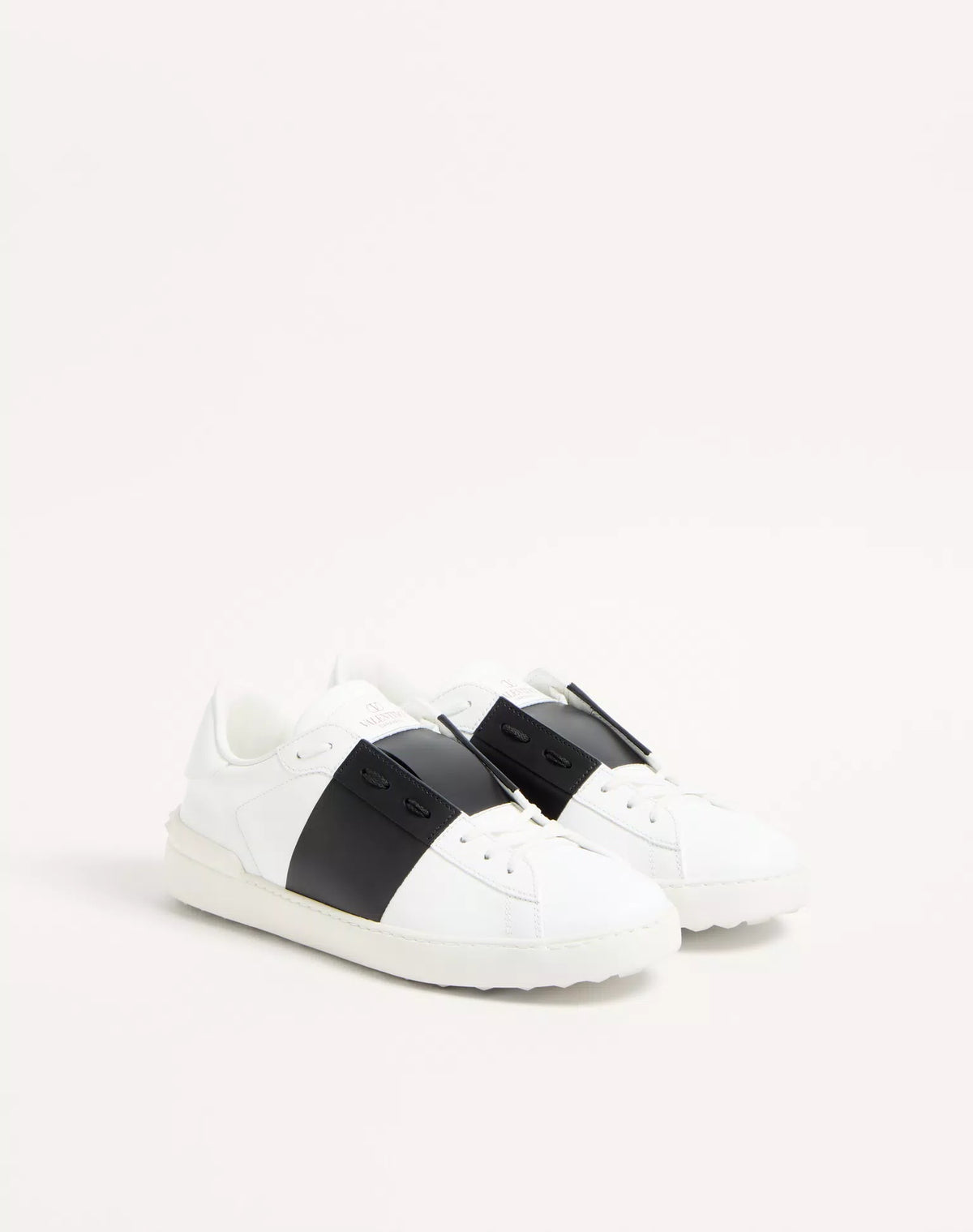 Sneaker Valentino Garavani Open in vitello bianco