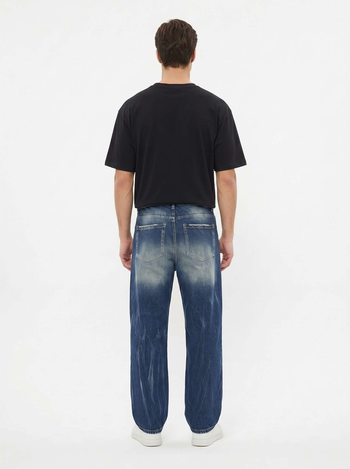 Jeans Uomo FRAPE ONE Baggy con Strappi