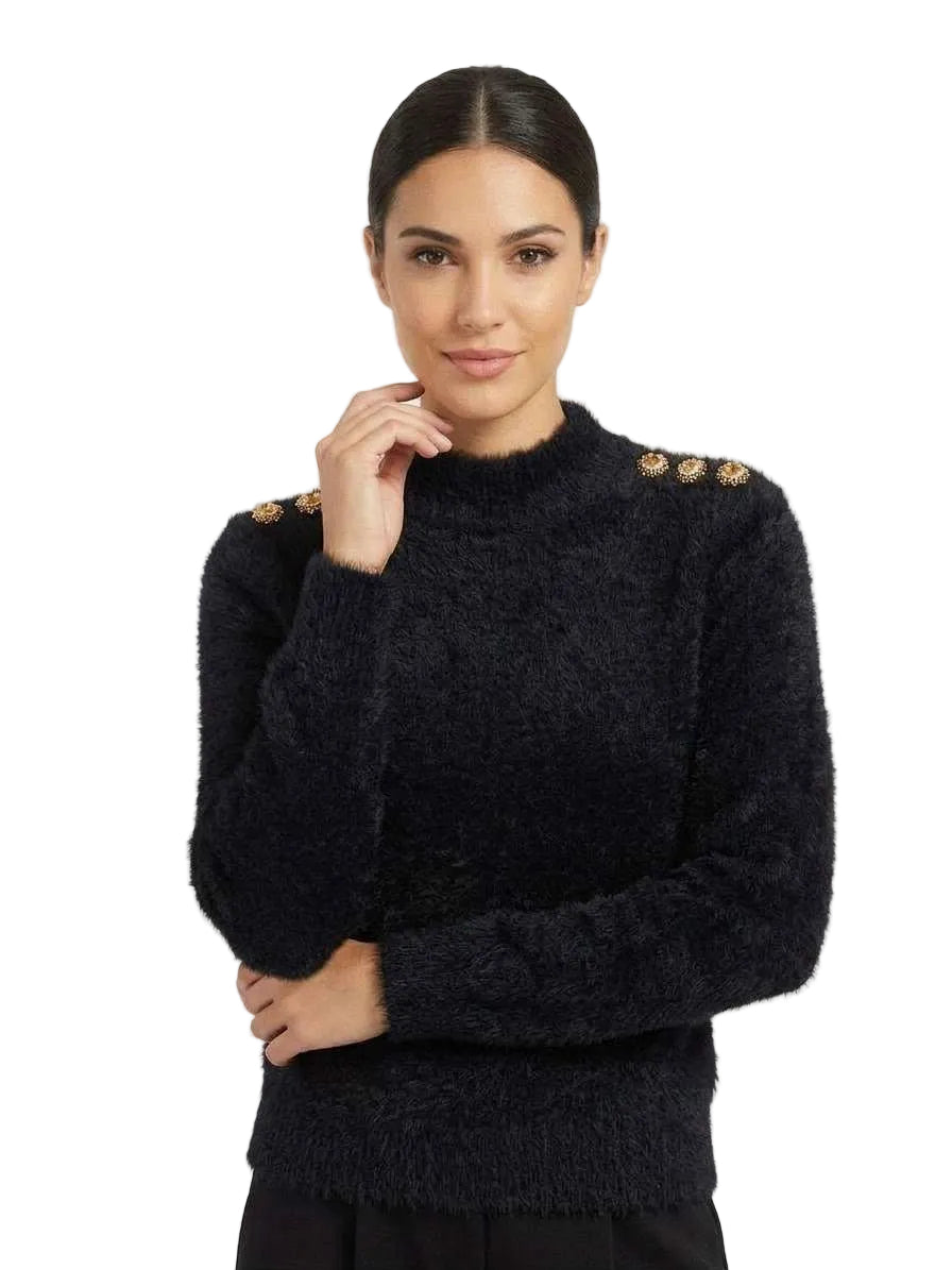Maglia Donna con Bottoni Gioiello MARKUP