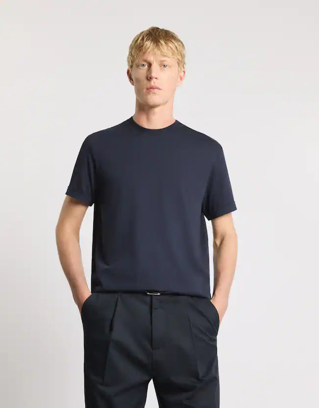 T-shirt Fay Regular Fit in Jersey di Cotone