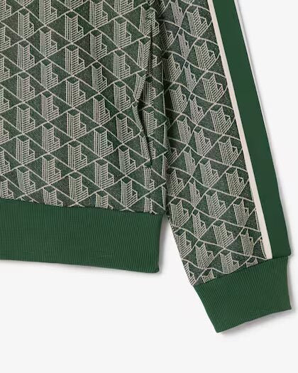LACOSTE Giacca della tuta in jacquard con zip Paris