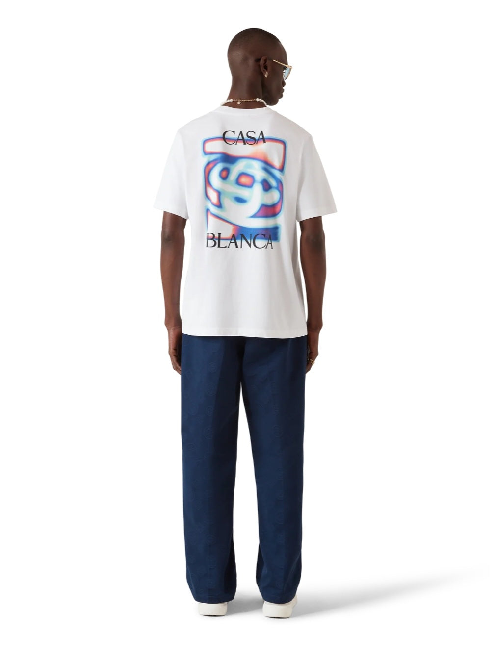 CASA BLANCA Heat Map Logo Short Sleeve T‑Shirt