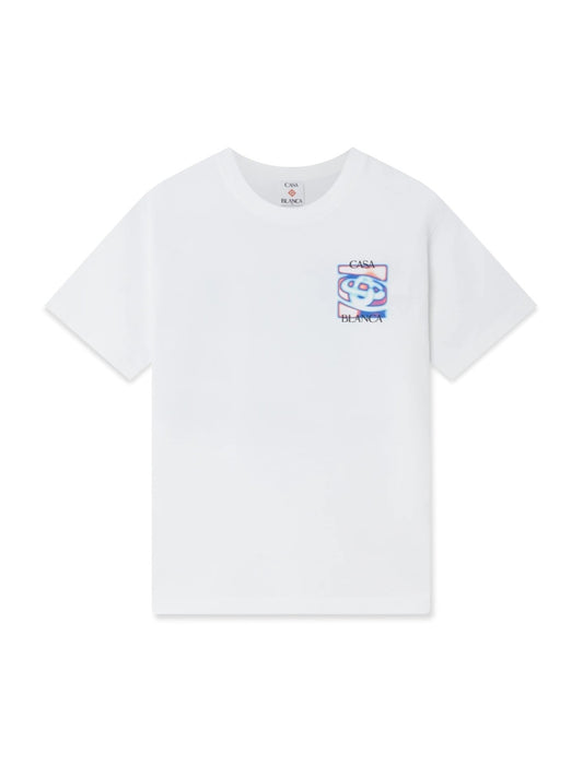 CASA BLANCA Heat Map Logo Short Sleeve T‑Shirt