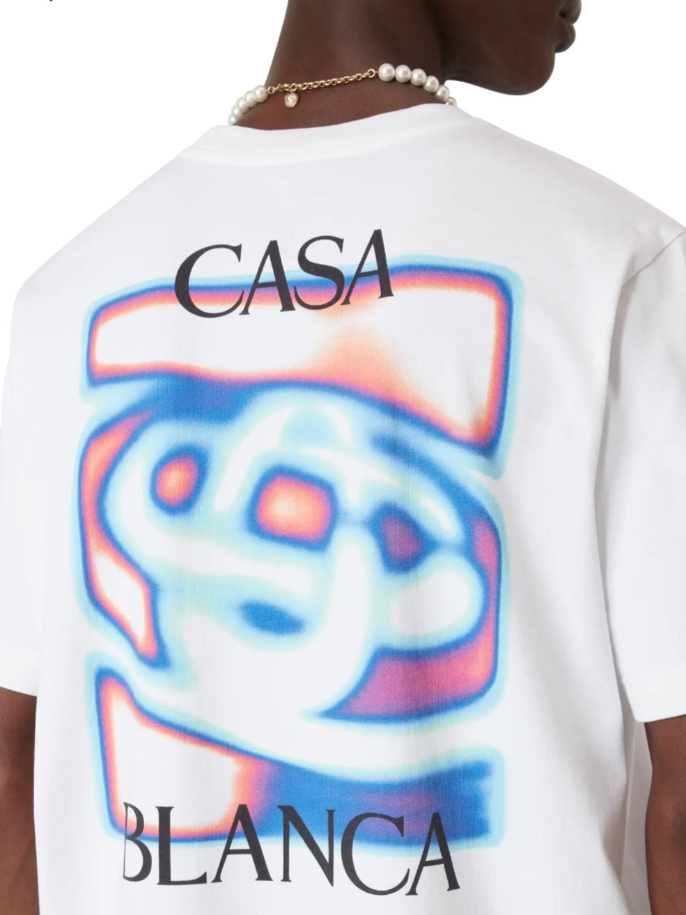 CASA BLANCA Heat Map Logo Short Sleeve T‑Shirt
