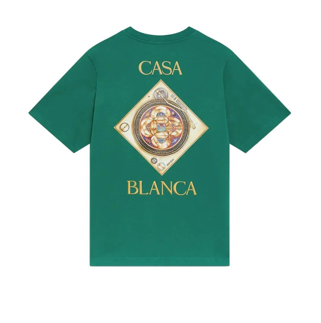 CASA BLANCA T‑shirt a maniche corte Orne De Musique Plafond verde