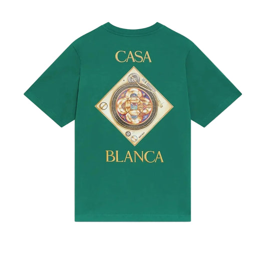 CASA BLANCA T‑shirt a maniche corte Orne De Musique Plafond verde