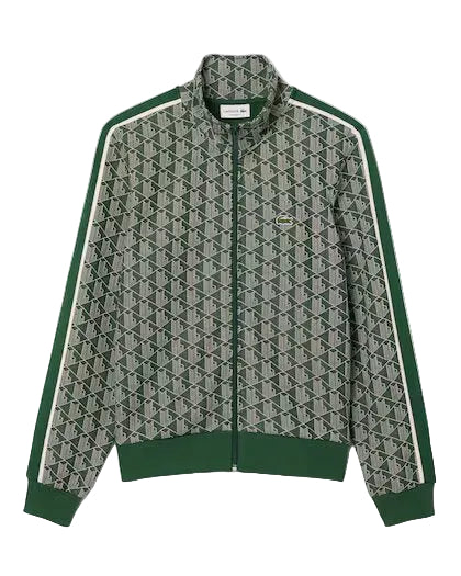 LACOSTE Giacca della tuta in jacquard con zip Paris