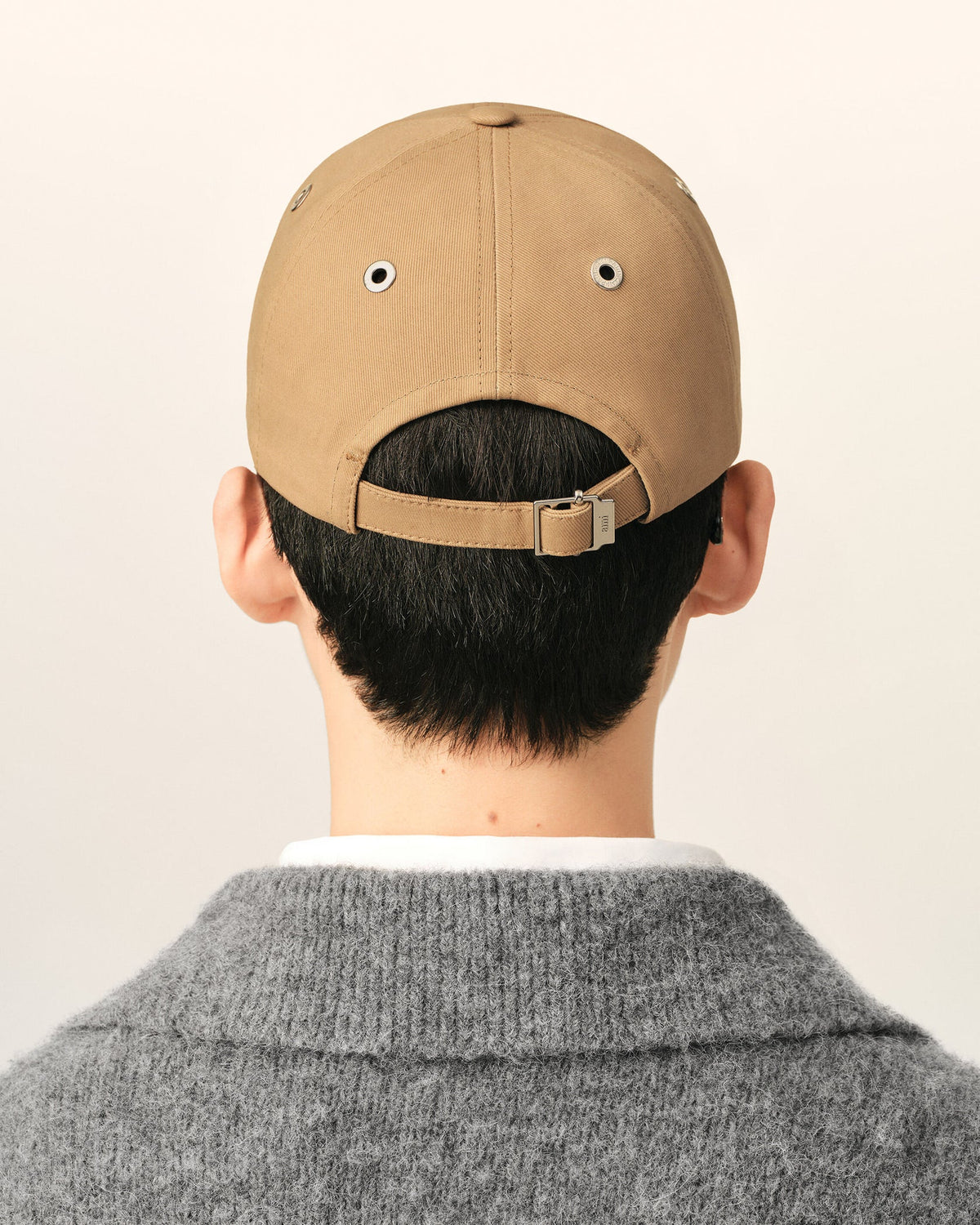 Cappellino Ami de Cœur in cotone beige