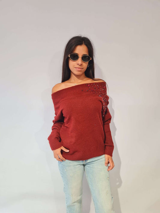 MARKUP MAGLIONE SCOLLO A BARCA