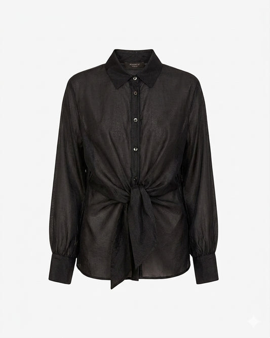 Camicia in mussola con nodo