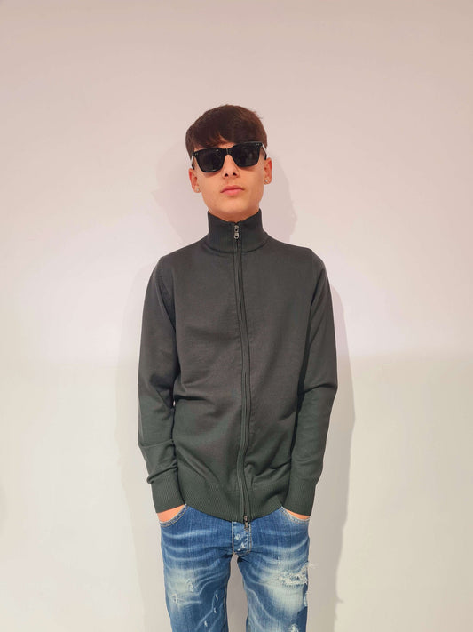 INNESCO MAGLIONE LUPETTO CON ZIP