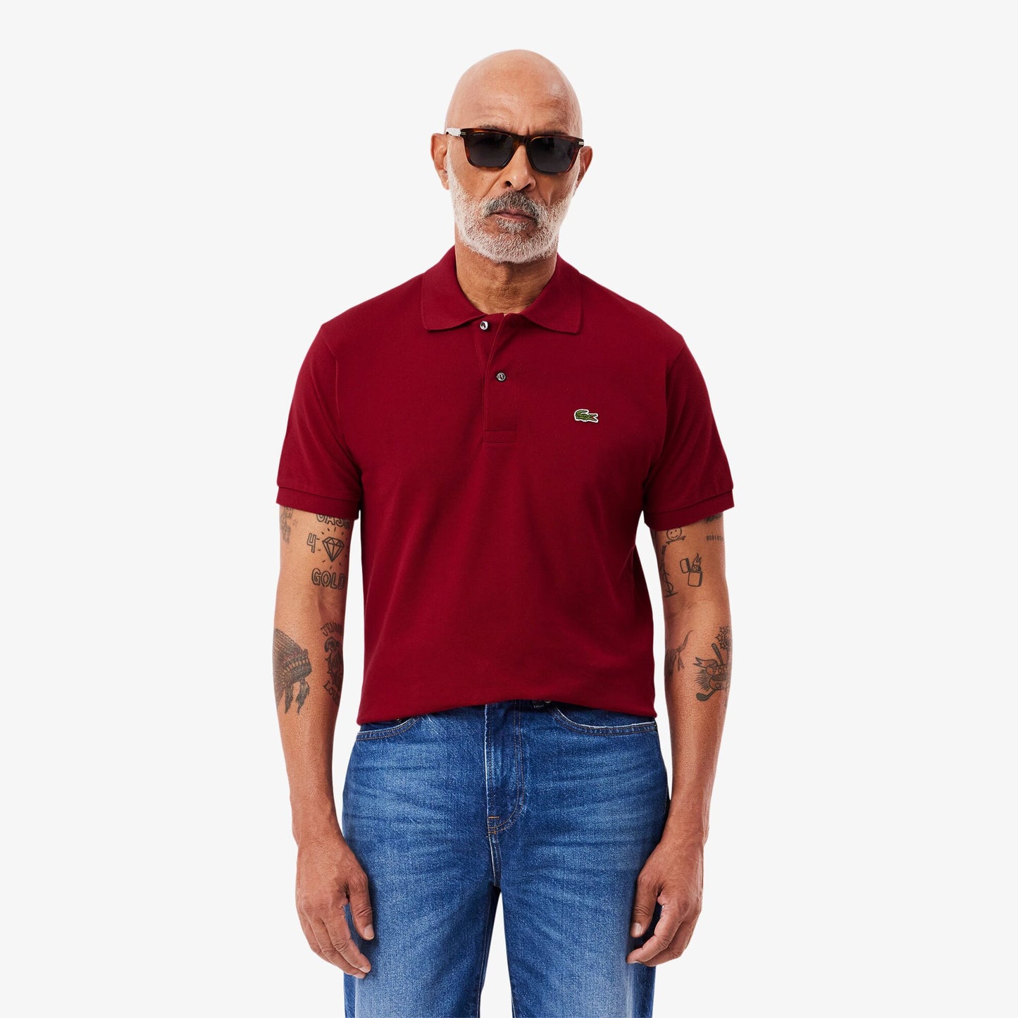 Polo dal taglio classico in piqué L.12.12 Original Maniche Corte - Rosso - Lacoste - Uomo
