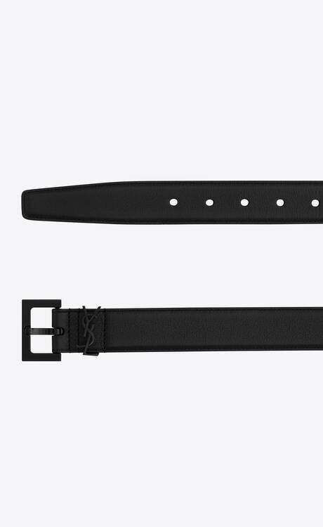 SAINT LAURENT CASSANDRE CINTURA IN PELLE LISCIA
