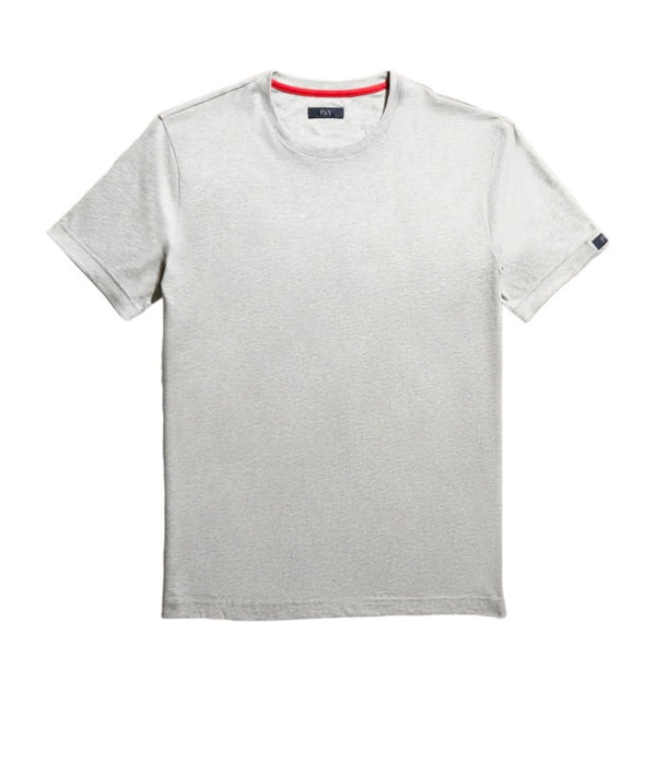 FAY T-shirt girocollo a manica corta in jersey mélange di cotone
